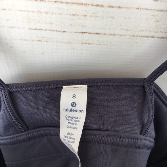 Lululemon Adore Your Core Sz 8 • Gray/Blue - Picture 6 of 8